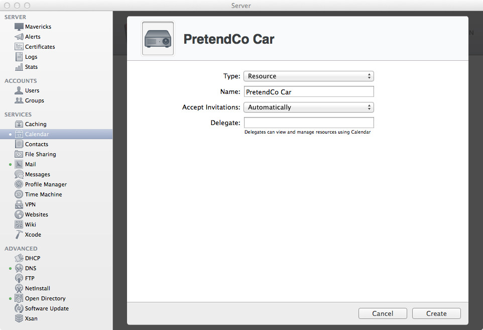 Resource: PretendCo Car