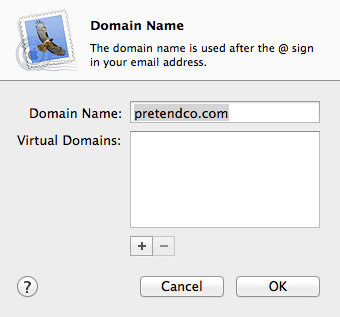 Mail: No Virtual Domains Configured.