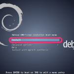 Debian 7’s Installation Menu